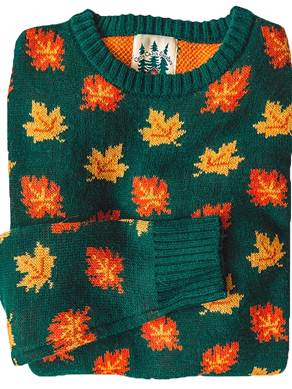 Kiel James Patrick KJP The Big Cozy Leaf Fall Sweater Green NWT - Picture 2 of 8